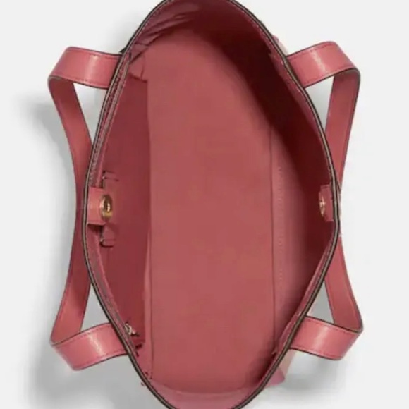 coach tote 27 in colorblock with horse and carriage gold - Picture 5 of 7